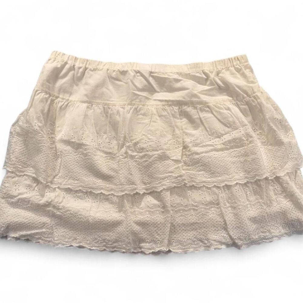 Old Navy Women's White and Cream Skirt